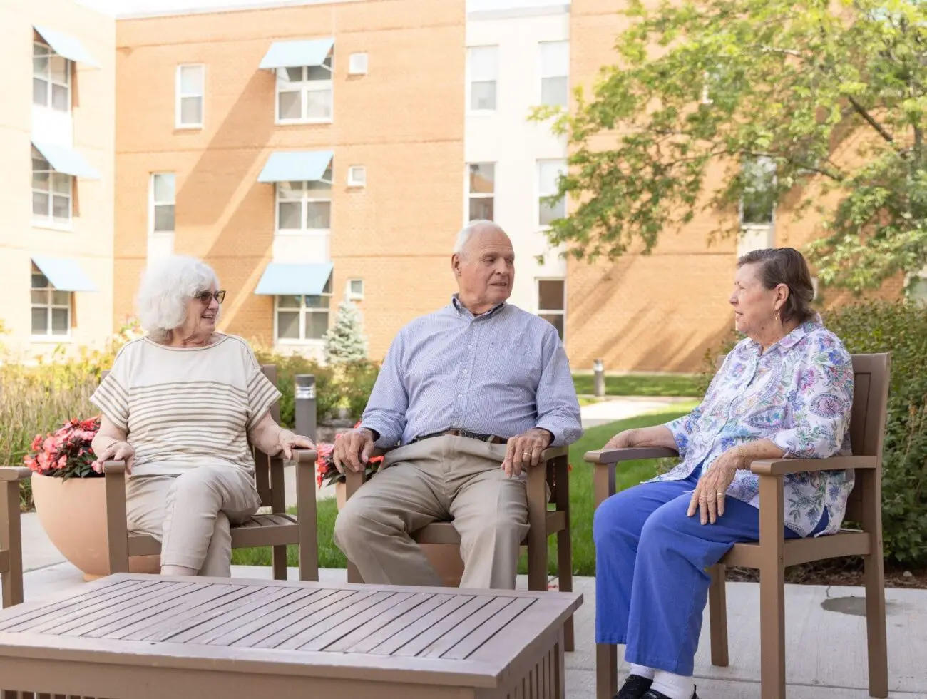 Senior residents at Central Baptist Village stay social as they age