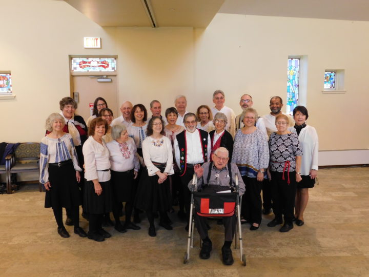 senior living residents participating in enrichment program