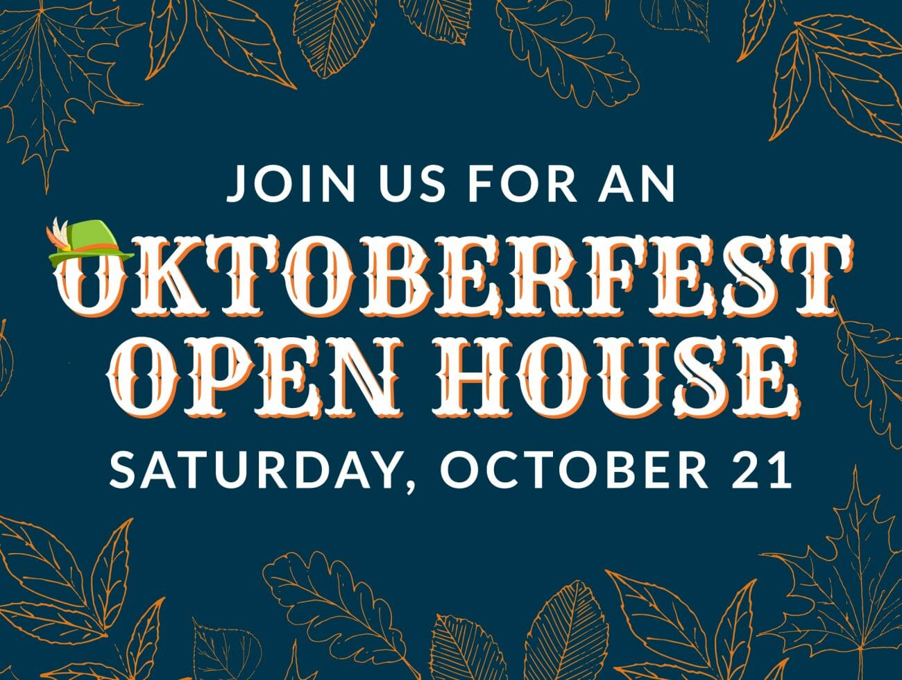 Oktoberfest Open House at CBV: Saturday, October 21, 2023