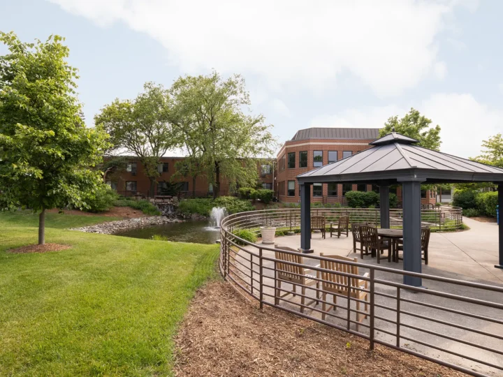Outdoor sitting area