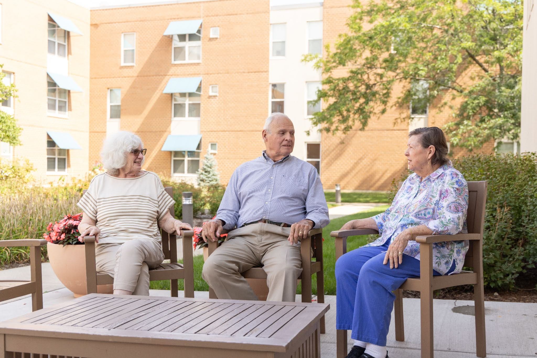 Senior residents at Central Baptist Village stay social as they age